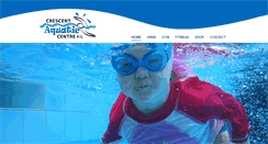 Desktop Screenshot of crescentaquaticcentre.com